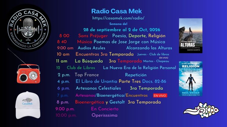 Programación de la semana